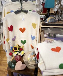 Mello Heart Sweater Scattered